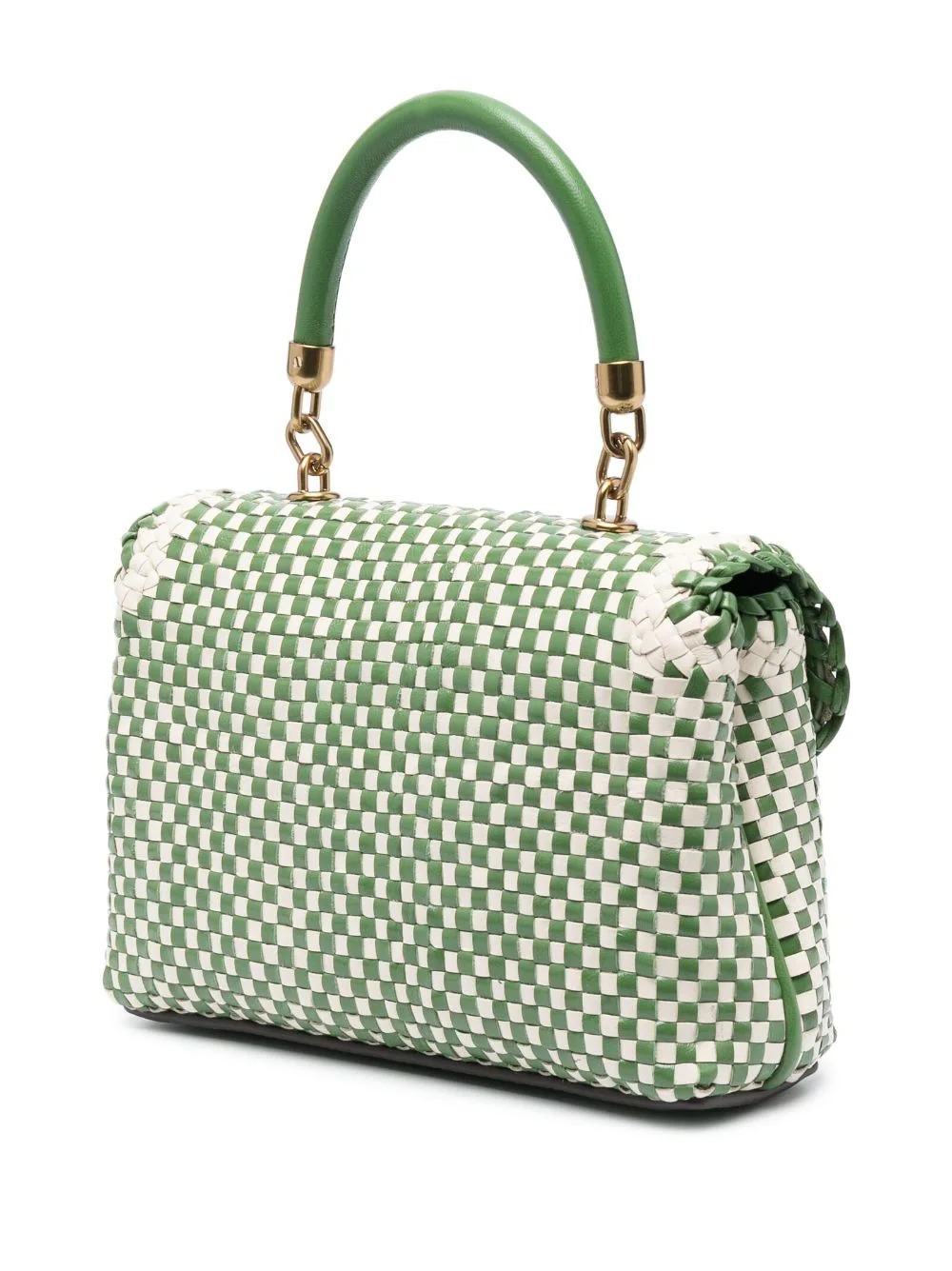 Monstera Kira Chevron Woven Hand Bag